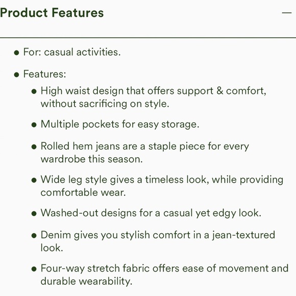 Halara Flex High-Waisted Rolled Hem Jeans, Size Small - Picture 9 of 11